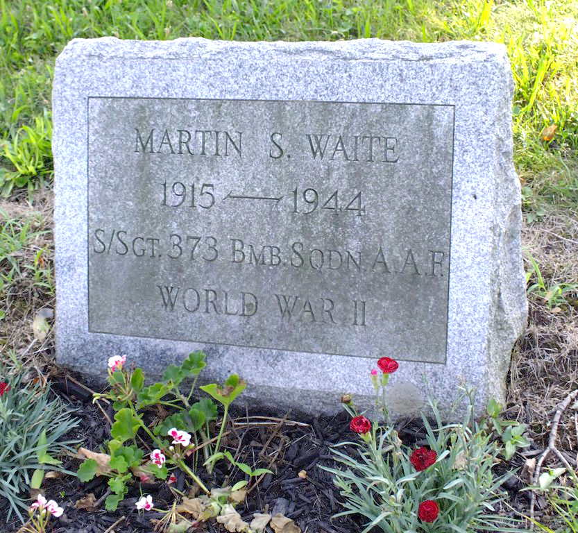 Martin S. Waite grave marker