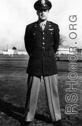 Harold E. Greenberg as a pilot during WWII.