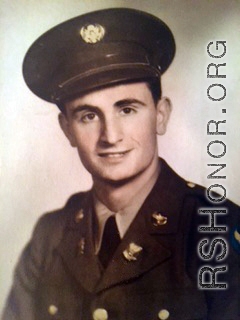 Frank DiPaola in uniform. (Image courtesy of his niece ML).