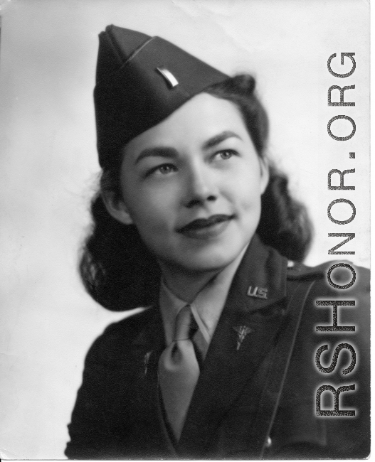 So many young people served in the war. Mary Emens Beck, the sister of Harold Dixon's wife and another beauty in her own right, also served in WWII. Note her apparent Army Nurse Corps collar insignia.