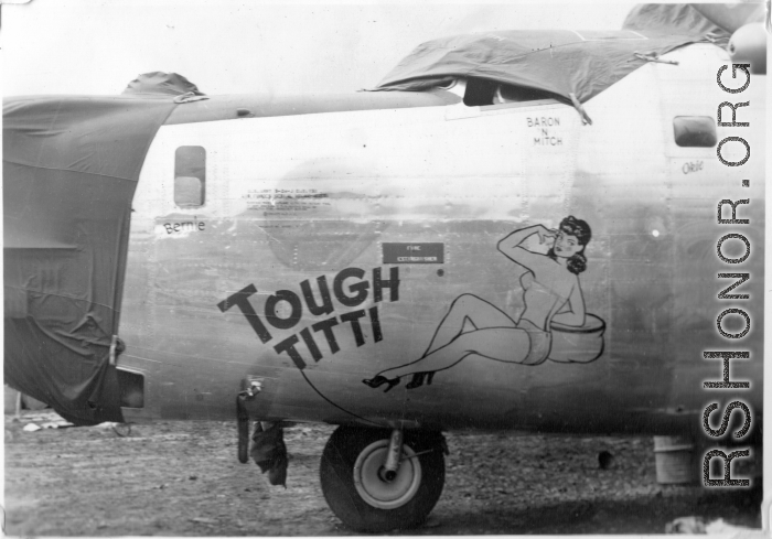 B-24 "Tough Titti" in CBI during WWII.