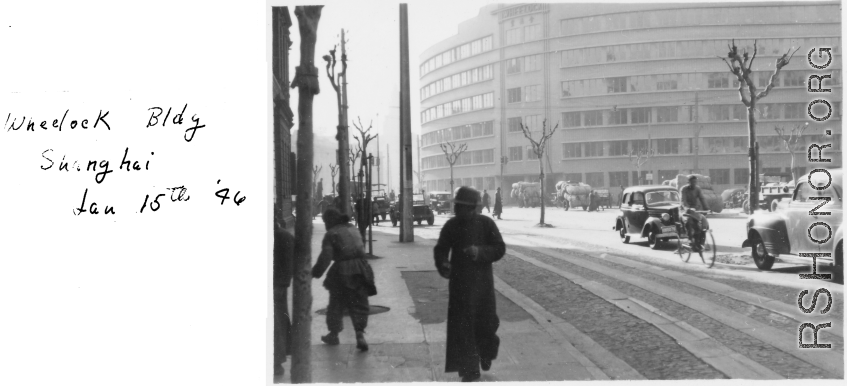 Wheelock Building Shanghai, January 15th, 1946.