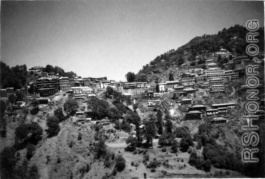 Mussoorie, India, in the mountains. Images provided to Ex-CBI Roundup by "P. Noel" showing local people and scenes around Mussoorie, India.    In the CBI during WWII. 