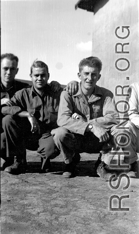 "This Is A Photo Of Dale Souder, Marlin Reese, And Joe Wiley Probably At Our Base In Kwelin (Guilin), China."