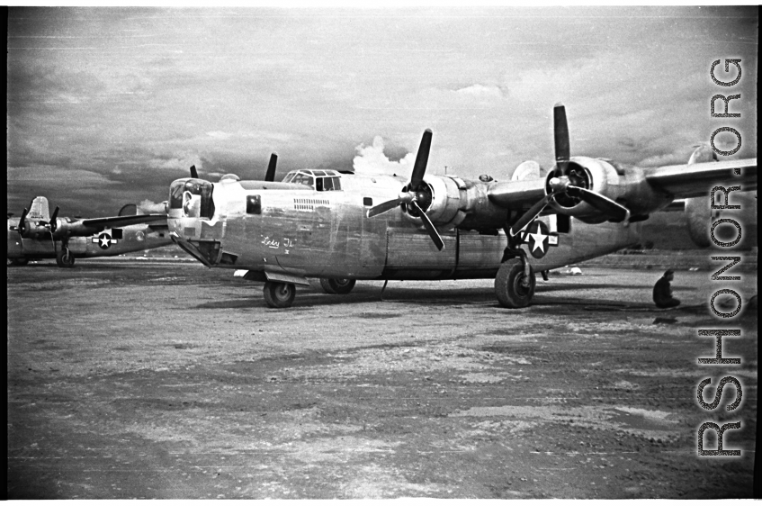 The B-24 bomber "Lady Flo."