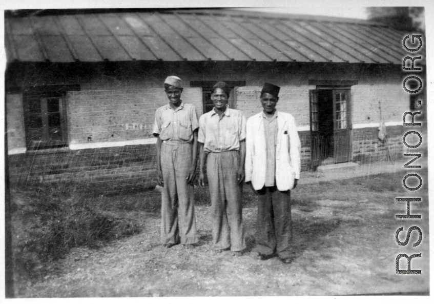 Staff at the American military Darjeeling Rest Camp, Darjeeling, India, during WWII.
