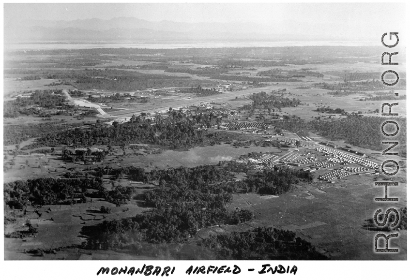 Mohanbari Airfield, India, during WWII.