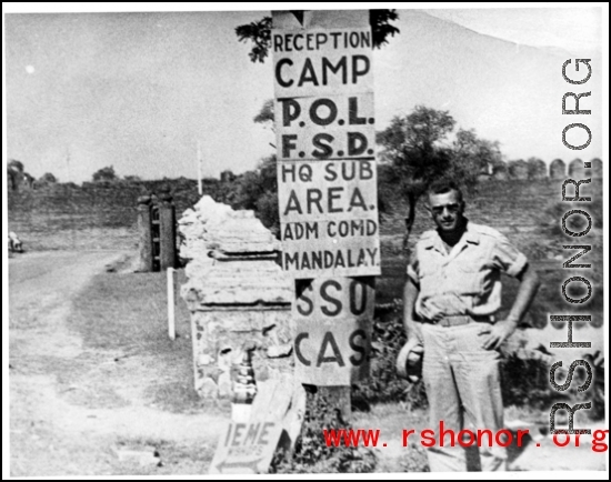 Confusing military signs in Mandalay, during WWII.