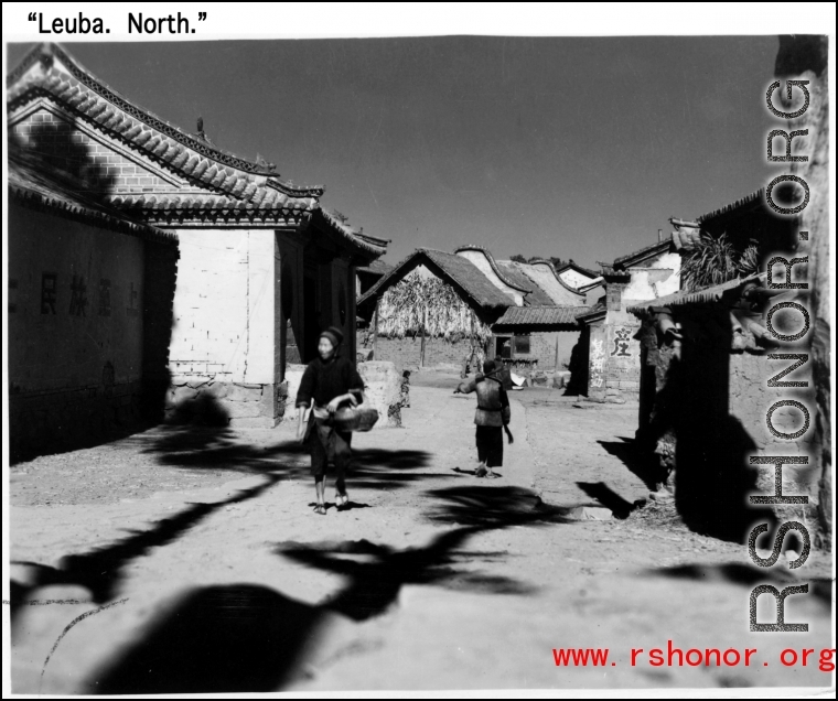 A village in northern China during WWII.