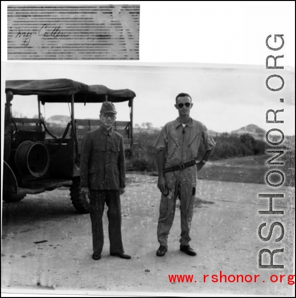 GI and Japanese officer during WWII in the CBI.