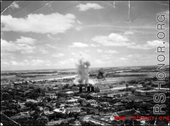 Ringer Squadron low-level bombing in French-Indo China, 1944.
