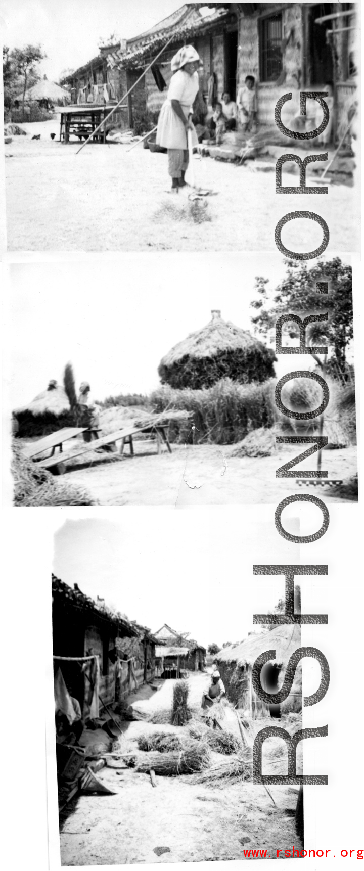 Scenes of rural life along the Burma Road during WWII.