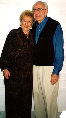 Frank G. Ehle and his wife in later years.