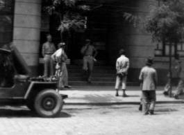 Entry to Red Cross at "The Alliance Building," Kunming, May 1945.