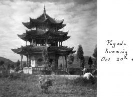Pagoda in Kunming, October 20th, 1945.