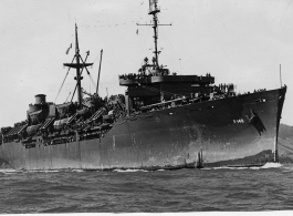 USS General M. L. Hersey transport ship.