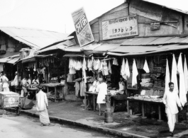 Shops In India during WWII.