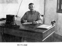 Lt. Col. Robert J. Koshland, Commanding Officer of 12th Air Service Group.  Photo from M. J. Hollman.