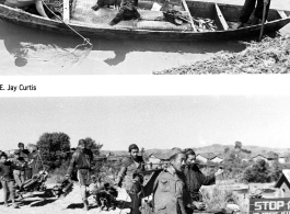 Fishing with cormorants from small boats; Carrying cooking and heating charcoal to town to sell.  In the Chna during WWII.  Photos from E. Jay Curtis.