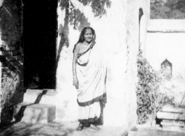 A woman India whom Ehle ran into during his travels during WWII.