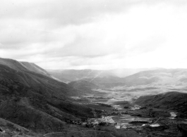 Mountains near the Camp Schiel rest station to the east of Kunming in Yunnan province, China. During WWII.