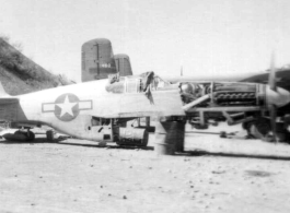 Salvage of P-51 #2103626 in Guangxi during WWII by the 12th Air Service Group.