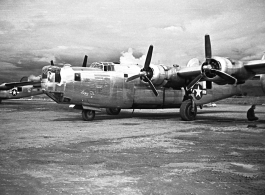 The B-24 bomber "Lady Flo."