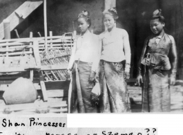 "Shan Princesses" in Mengsa or Szemao during WWII.