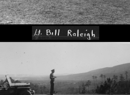 Lt. Bill Raleigh visits stone (altars), possibly animist; and in the Kasia Hills.