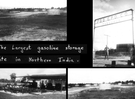 Tinsukia Tank Farm, and gate way to 700 E.P.D. Co. "The largest gasoline storage site in Northern India."