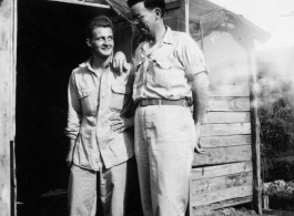 Two GIs "Chuck & Cliff" in China during WWII.