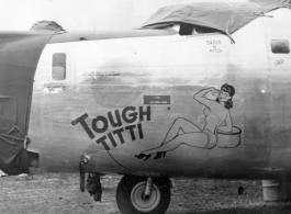B-24 "Tough Titti" in CBI during WWII.