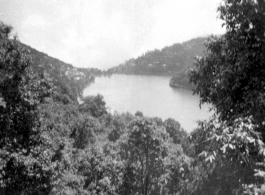 Sumendu Lake at Darjeeling, India, during WWII.