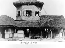 Control towers, top tower at Chabua, India, during WWII.