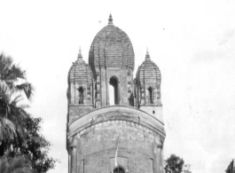 Attractive temple in India, during WWII.