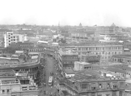 View overlooking Calcutta, India, during WWII.