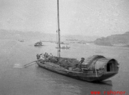 Boats on the Yellow River during WWII.