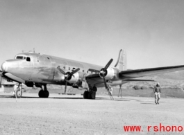 C-54 tail number #272330 in the CBI during WWII.