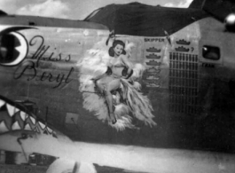 The B-24 "Miss Beryl" in the CBI.