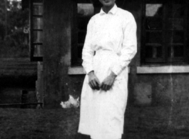 A Chinese nurse in uniform in SW China during WWII.