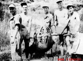 GIs hunting for wild pig in Yunnan province, China, during WWII.