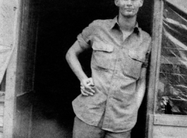 Rex B. Gouger, member of the 76th Fighter Squadron, 23rd Fighter Group, in China in 1944.