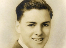 Lt. Harold Ellis Greenberg (seen above in his high school graduation picture), India China Wing ATC, was tragically lost on 20 December 1943. 