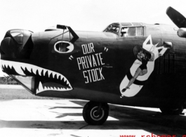 B-24 "Our 'Private' Stock" in the CBI during WWII.
