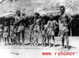 Local men and children in Misimari, India, during WWII.  Local images provided to Ex-CBI Roundup by "P. Noel" showing local people and scenes around Misamari, India.    In the CBI during WWII.