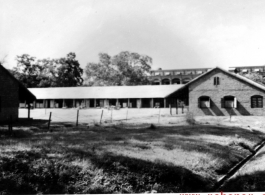Barracks At Barrackpore, India, around November, 1943. In the CBI during WWII.  From Kenneth M. Sumney.