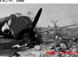 Remains of C-47 in the CBI during WWII.  Dowd.