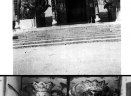 Temple near Kunming during WWII.  Photo from J. Ellis Wood.