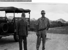 GI and Japanese officer during WWII in the CBI.