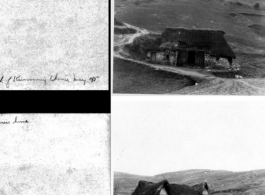 Poor farm houses north of Kunming, China, May 1945.